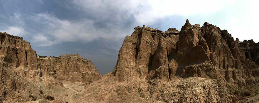 badlands rocks