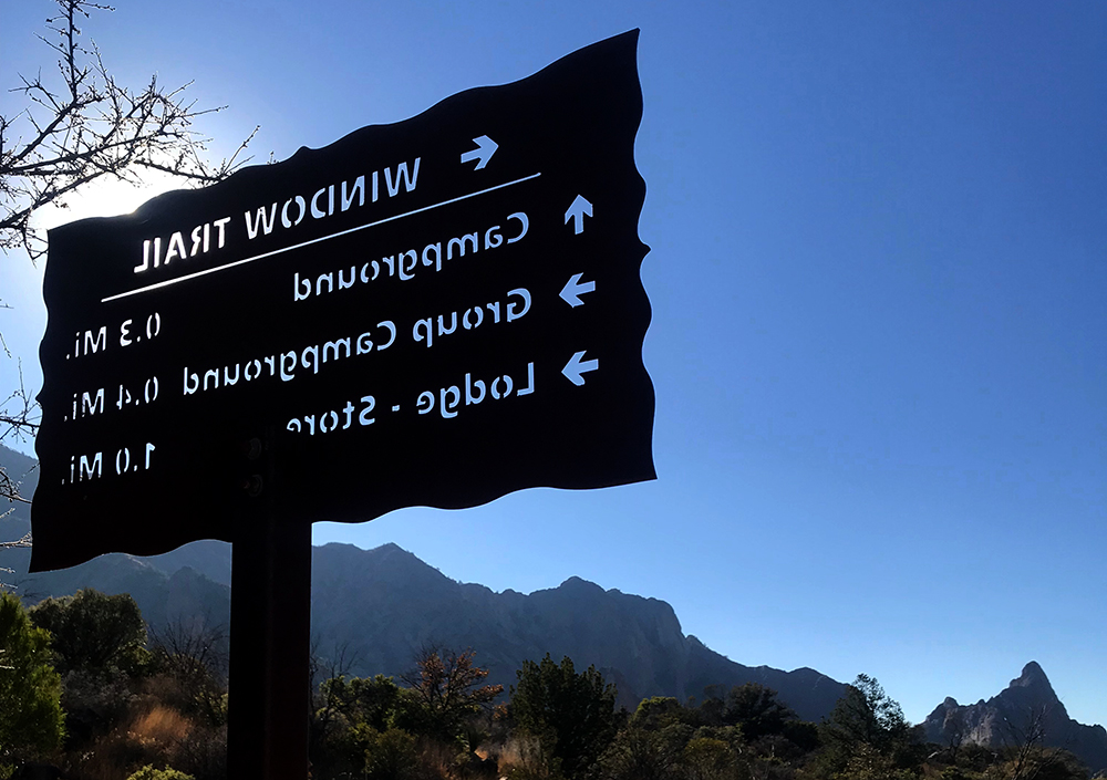 big bend window trail in chisos mountains