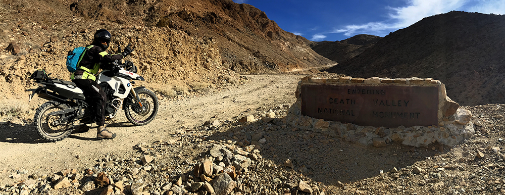 death valley lippencott pass motorcycle the racetrack