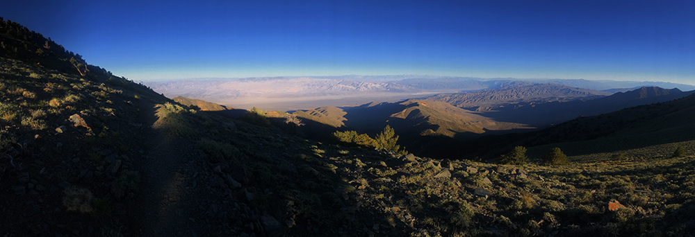 hiking the telescope peak trail death valley