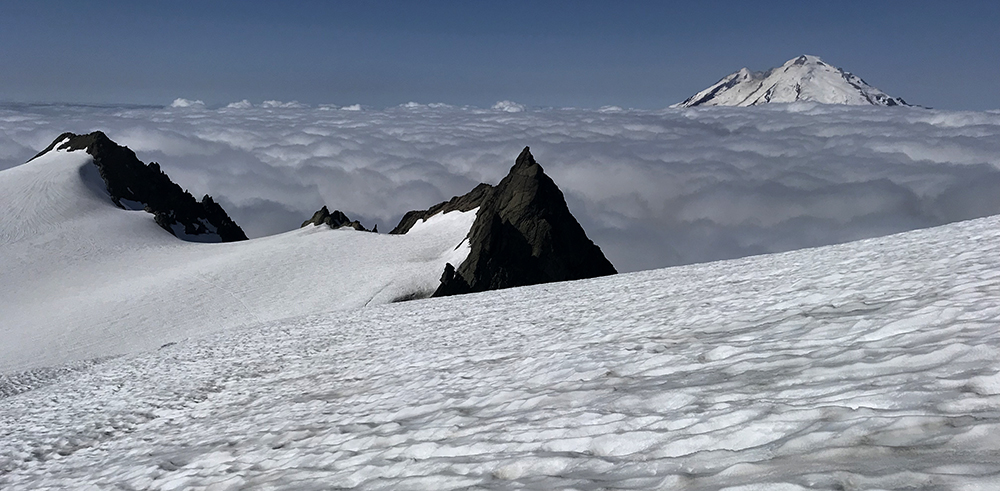 Mount Baker viewed from Mt Shuksan North Cascades