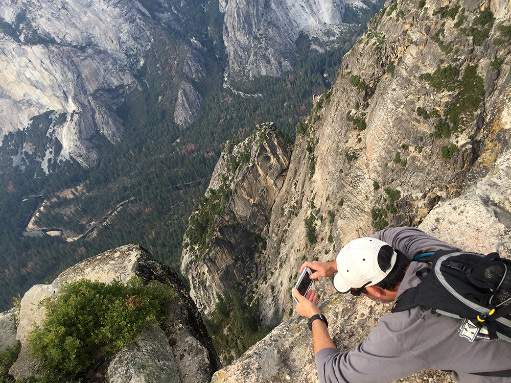 yosemite view into valley