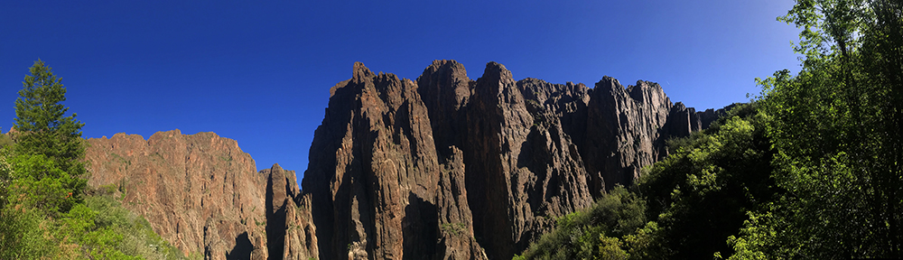 black canyon from the gunnison route
