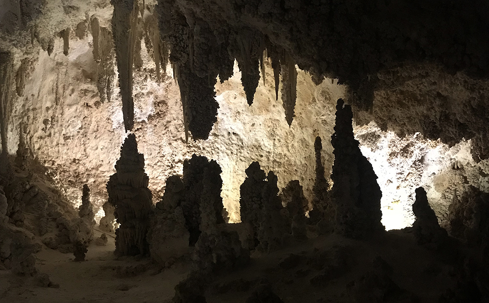 speleothems in the caverns