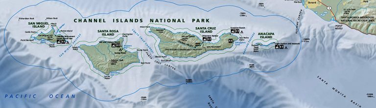 Map of Channel Islands - Park JunkiePark Junkie