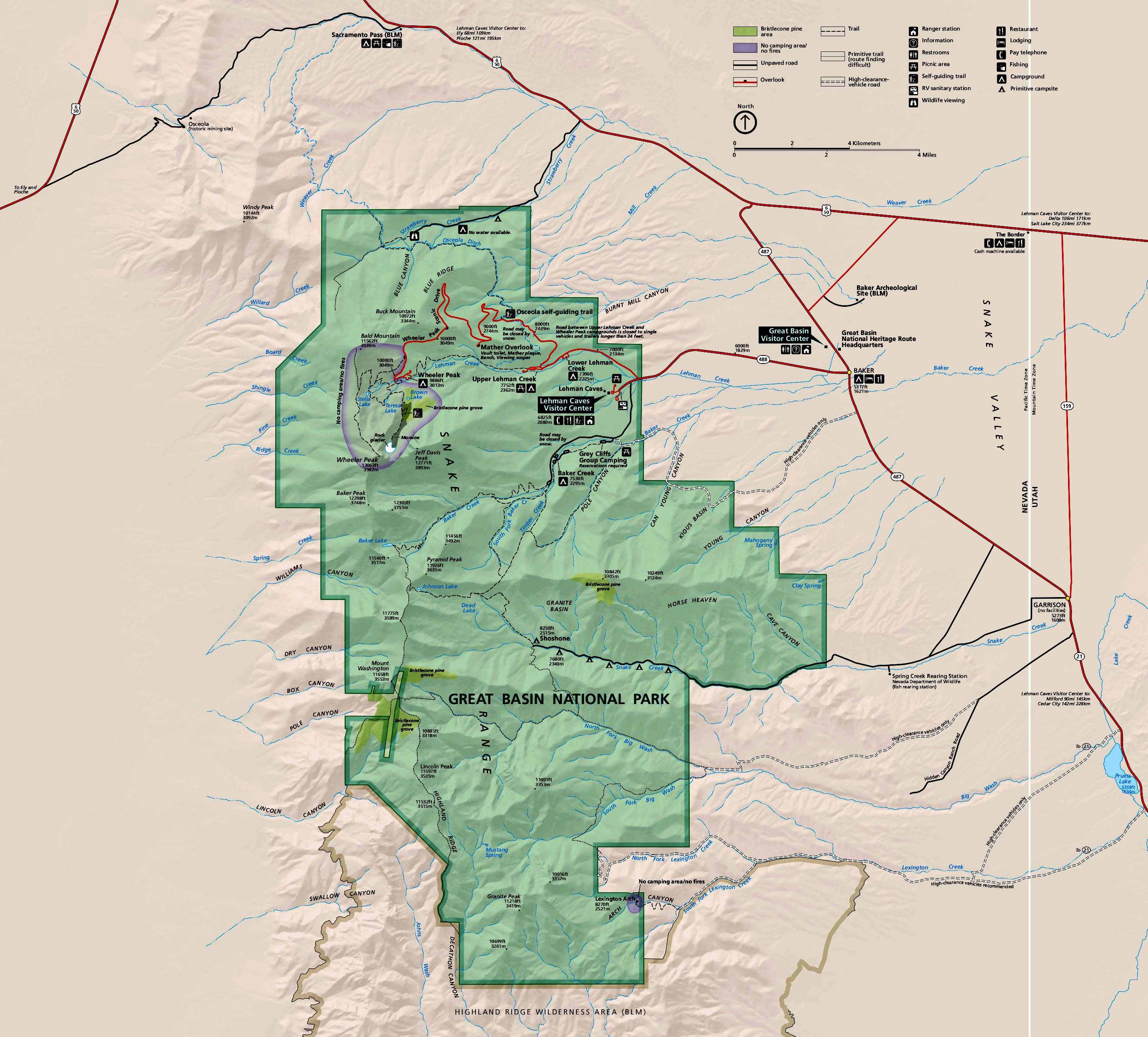 map of great basin - park junkiepark junkie