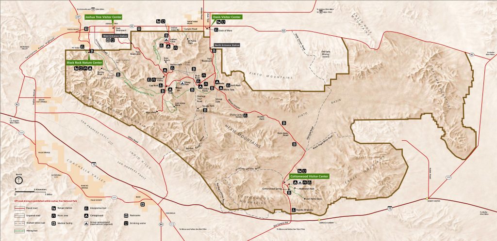 Map of Joshua Tree - Park JunkiePark Junkie