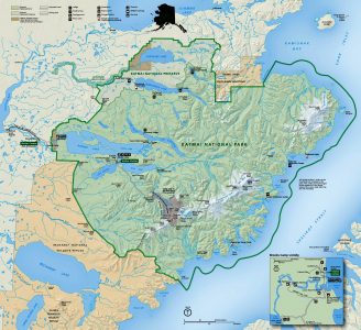 Map of Katmai - Park JunkiePark Junkie