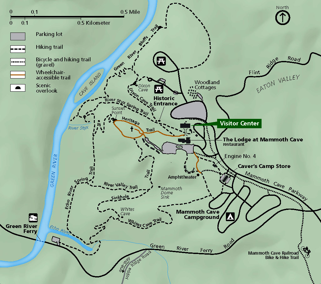 Map Of Mammoth Cave State Park