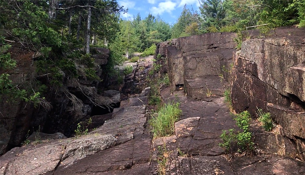 rocks of acadia were formed by volcanoes