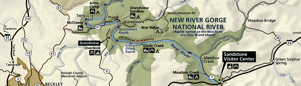 Gorge Campground Map